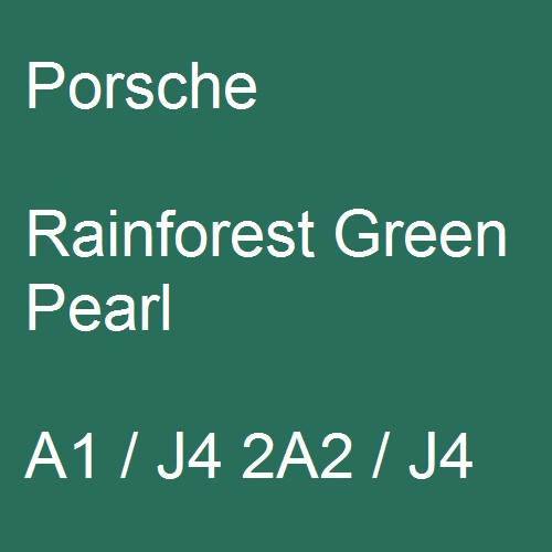 Porsche, Rainforest Green Pearl, A1 / J4 2A2 / J4.